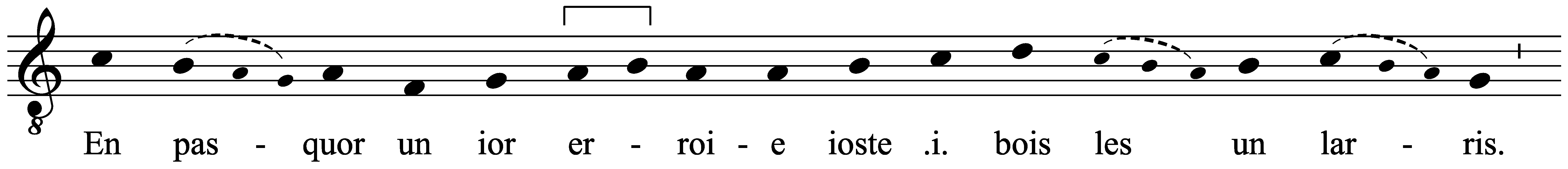 Work musical notation